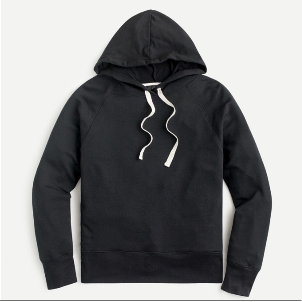 J. Crew Black Hoodie Sweatshirt